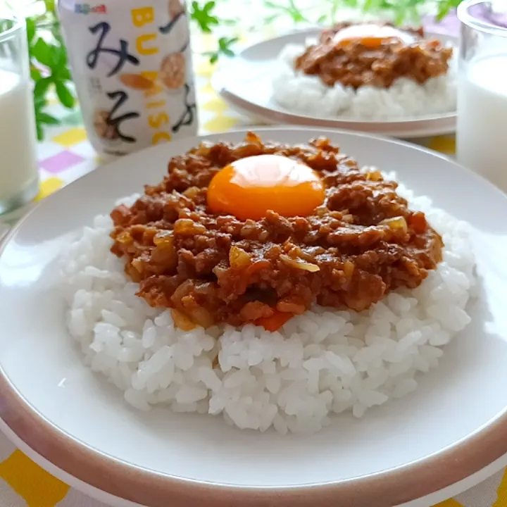 レンチン♪キーマカレー|小豆🌼さん