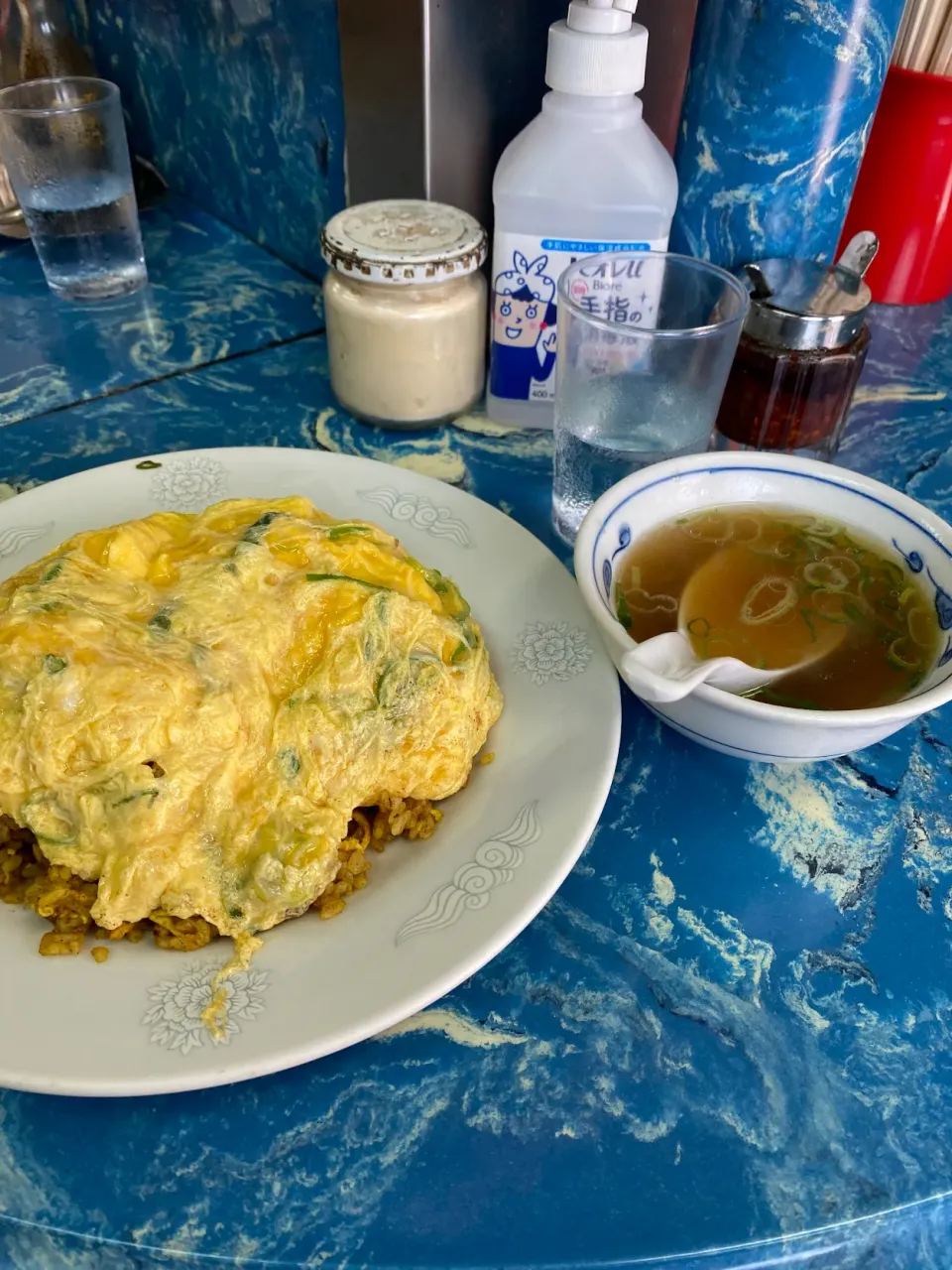 大阪市都島区片町　中華料理桃園の天津カレー焼き飯|タカちゃんさん