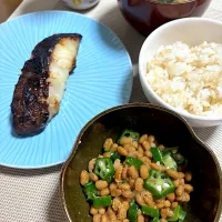 Snapdishの料理写真:オクラ納豆につぶみそ♪| chokoさん