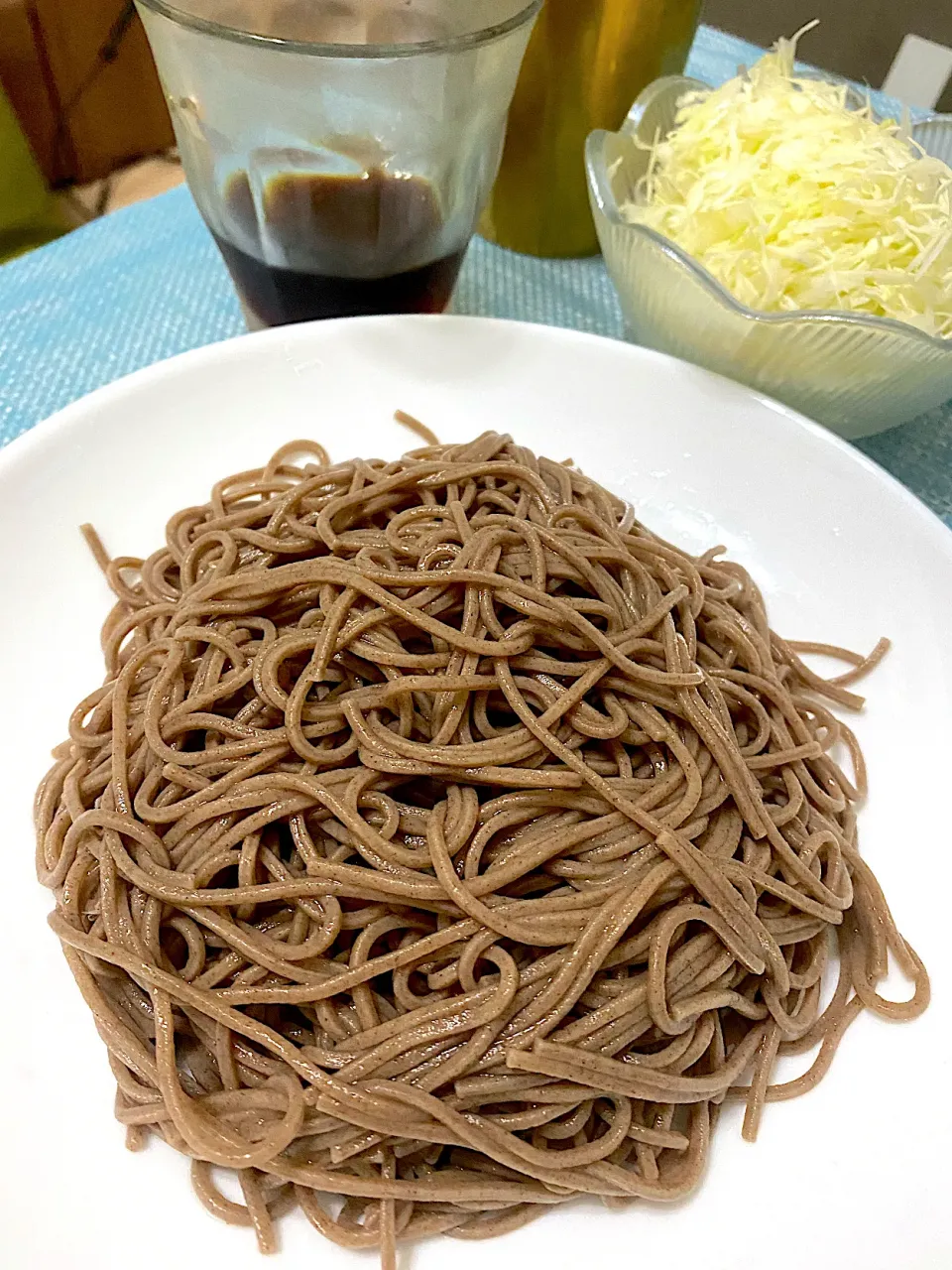 Snapdishの料理写真:食欲ない夜のざる蕎麦|単身赴任のっちさん