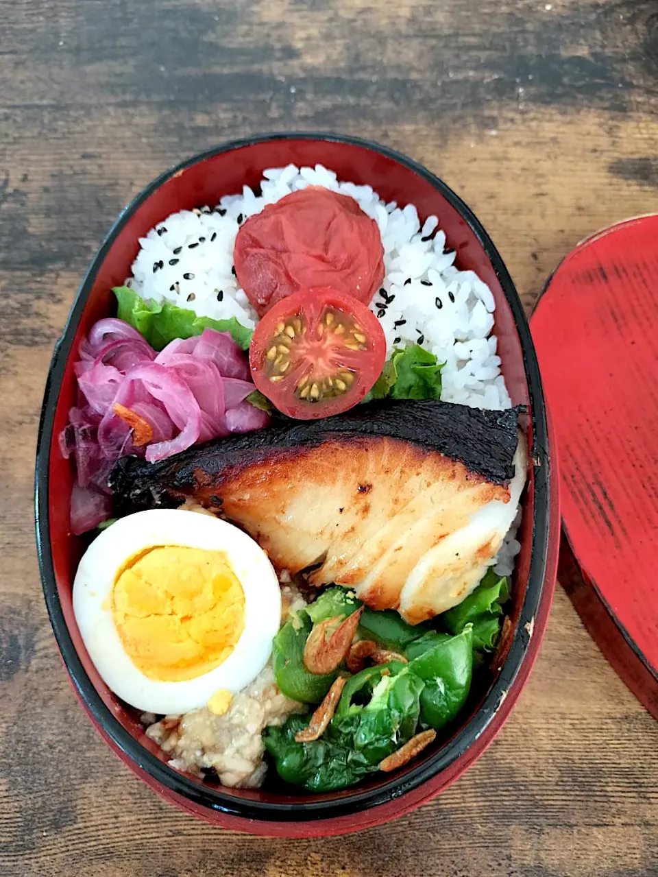 今日は銀鱈の西京焼き弁当🍱|すぅさん