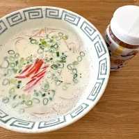 ヘルシー豚骨ラーメン風つぶ味噌入り豆乳麺|tomoさん