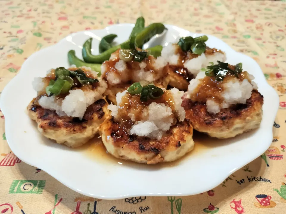 🐔和風おろしチキンバーグ|みよぱさん