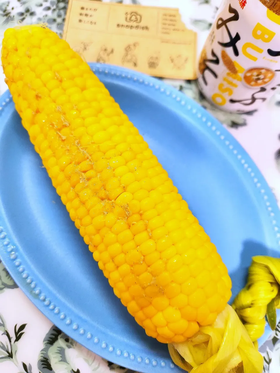 🔷火を使わない❗みそ味の🌽玉蜀黍いかが🎵かけるだけじゃないつぶみそ🌽玉蜀黍🔷|@きなこさん