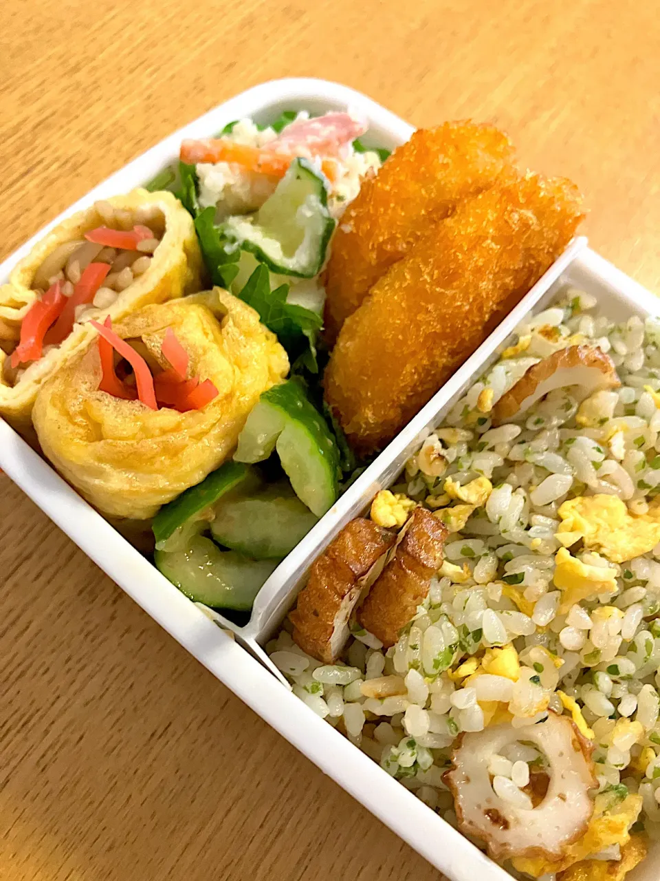 竹輪の磯チャーハン弁当|杏都さん