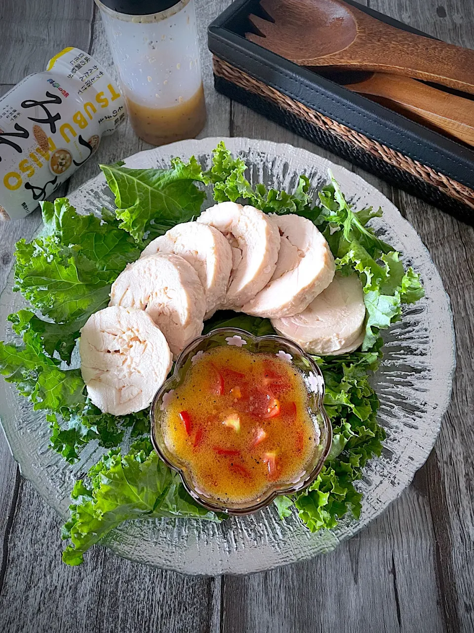 つぶみそサラダチキン🥗✨|いっちゃんさん