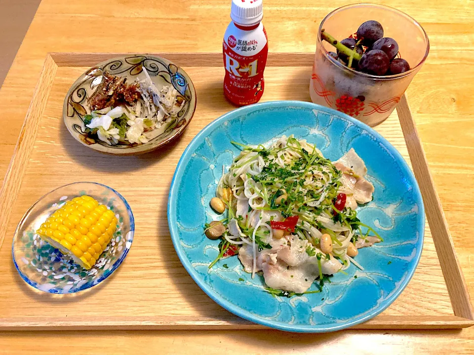 お米パスタでペペロンチーノ🌶️粒みそでコクと栄養プラス🎵✨|さくたえさん