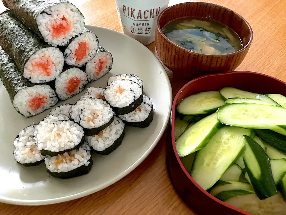 ＊海苔巻きっぽい見た目のおにぎり朝食🍙＊|＊抹茶＊さん