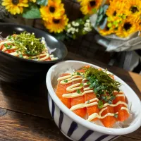 Snapdishの料理写真:サーモン丼|霜月さん