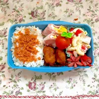 Snapdishの料理写真:8/7 息子バイトお弁当|かけママさん