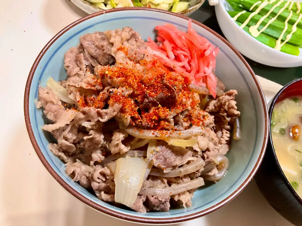 お家で作る　吉野家風の味付けの牛丼|Takeshi  Nagakiさん