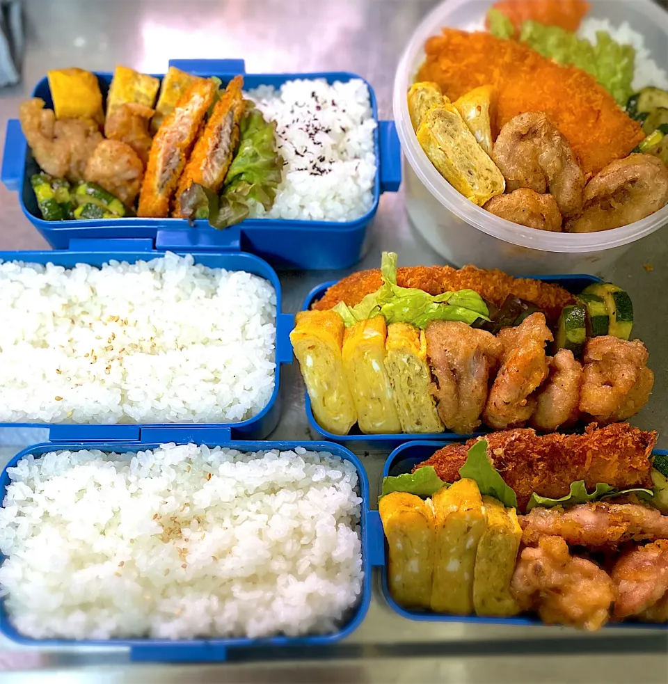 Snapdishの料理写真:柔道部🥋弁当|danharuさん