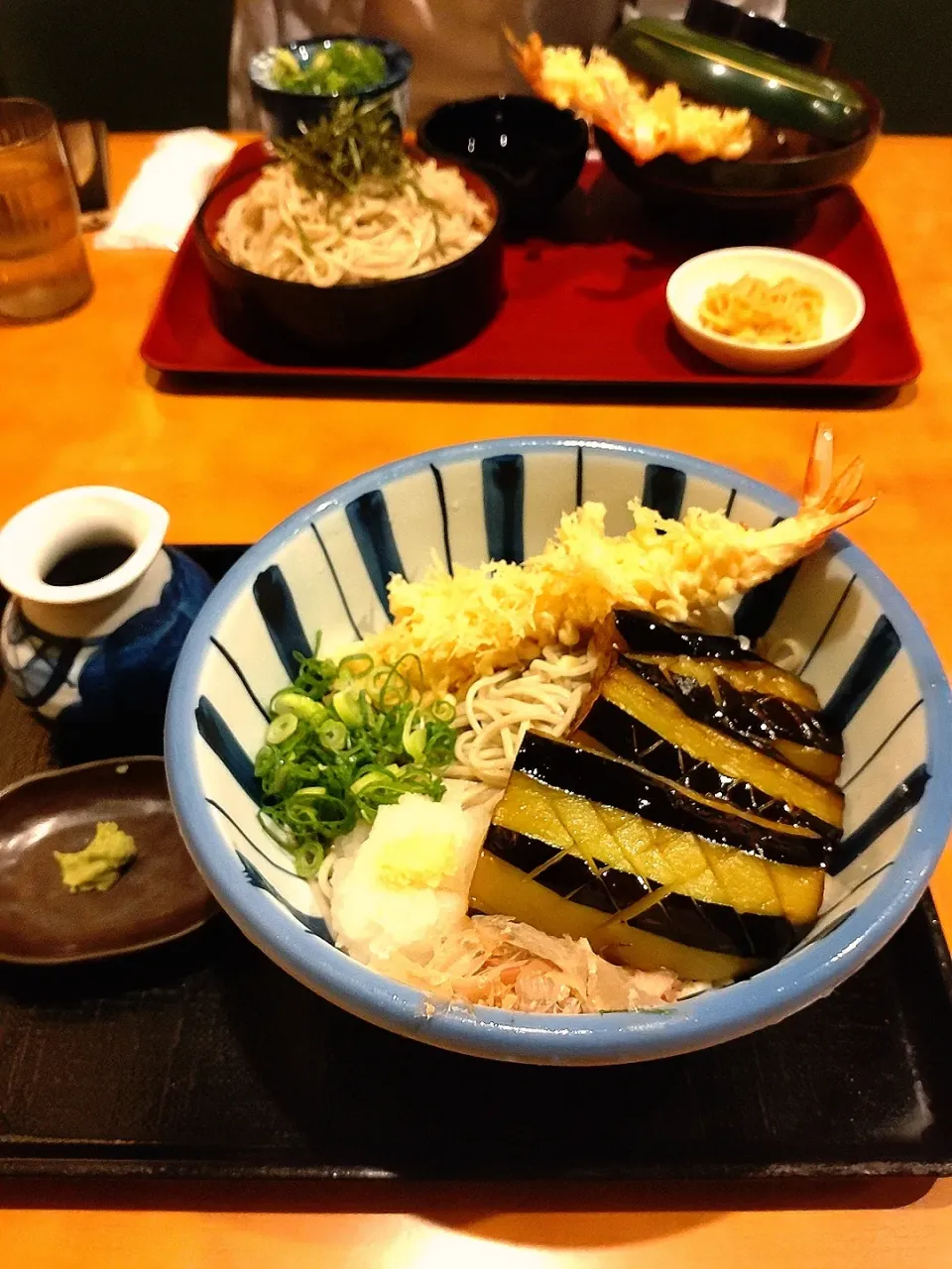 夏限定メニューの冷ぶっかけ蕎麦|みりさん