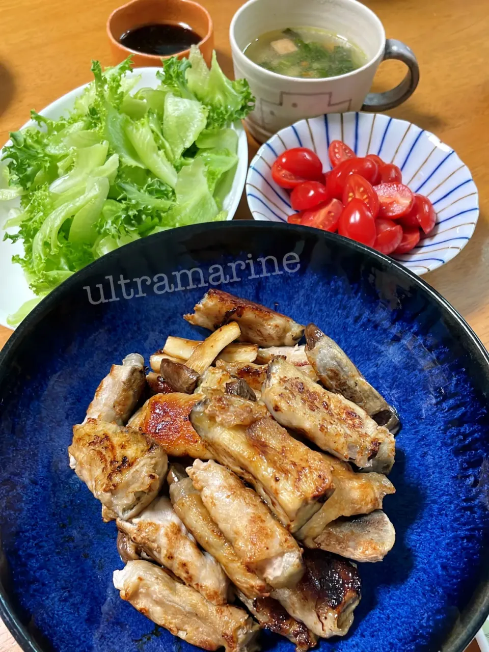 ＊ささげ、にんじん、なすの肉巻き♪＊|ultramarineさん