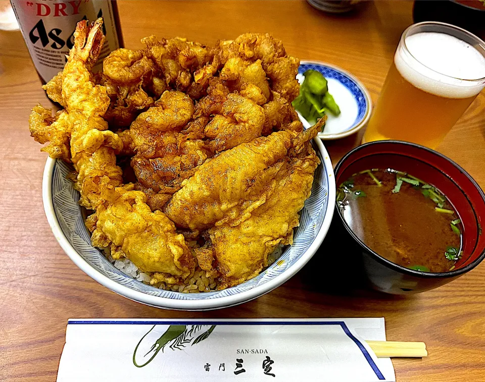 浅草で天丼|須佐浩幸さん