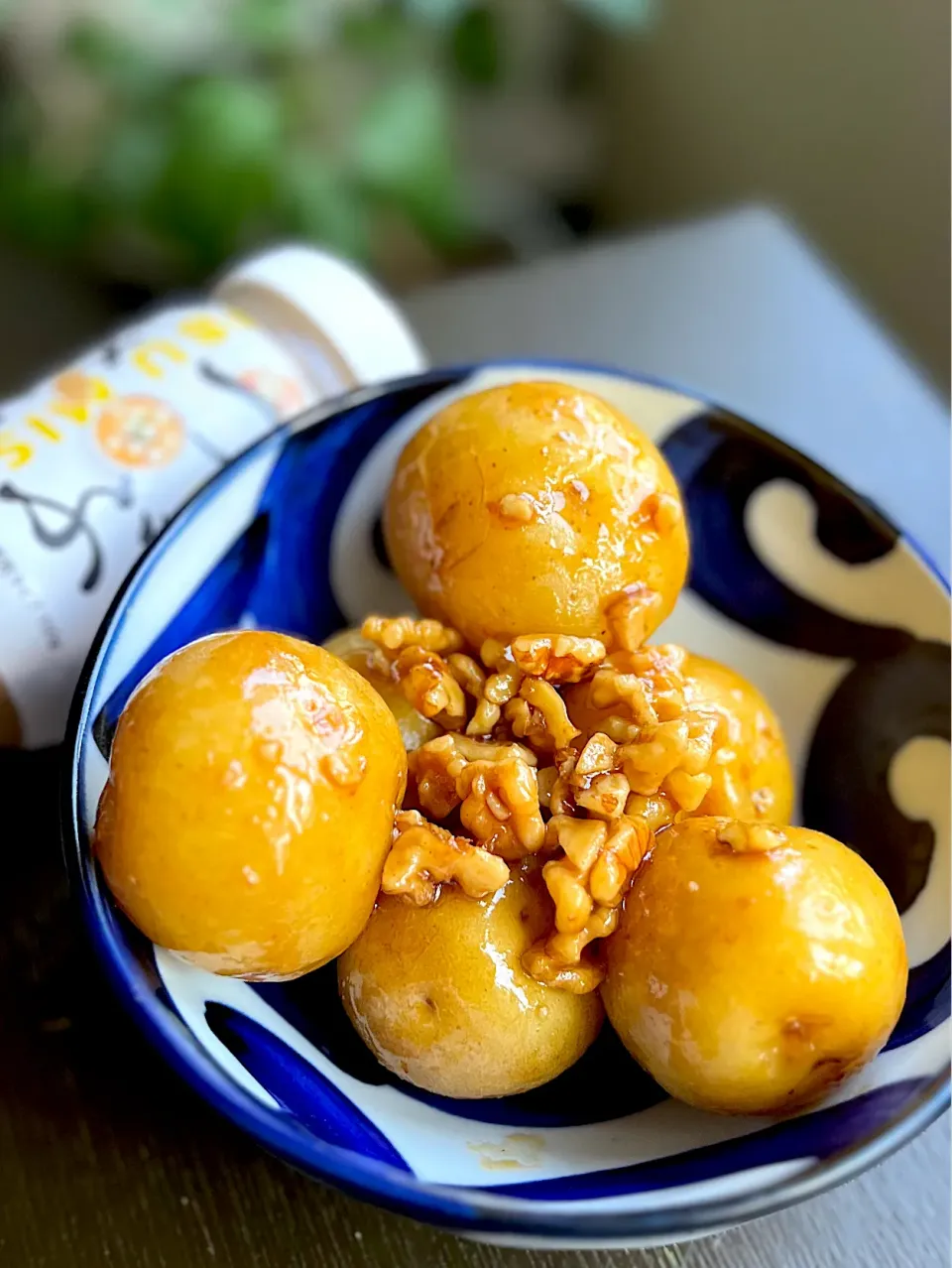 Snapdishの料理写真:みそかんぷら　Miso-Kampura (Potatoes w/Sweet Walnuts Miso Sauce)|アッコちゃん✨さん