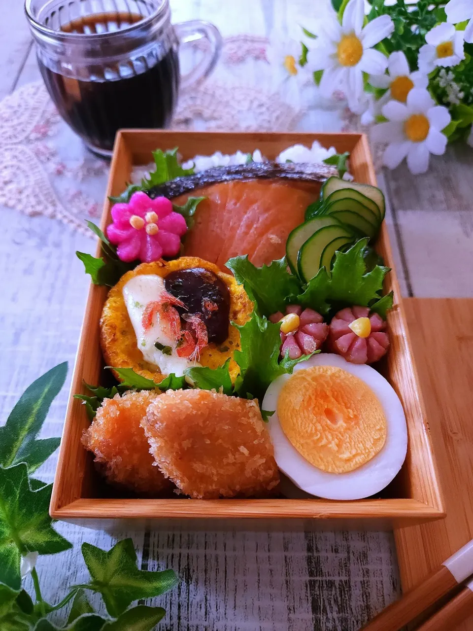 Snapdishの料理写真:銀鮭弁当|sugar beansさん