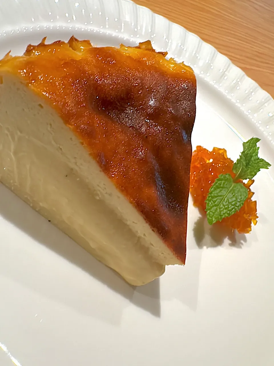 アールグレイ　バスクチーズケーキ　earlgrey bask cheese cake|H2Oさん