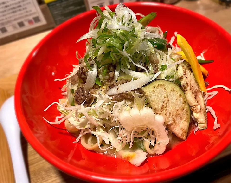 🍜米沢牛すじの炭火焼きねぎ塩まぜそば|toshi,I🍴さん