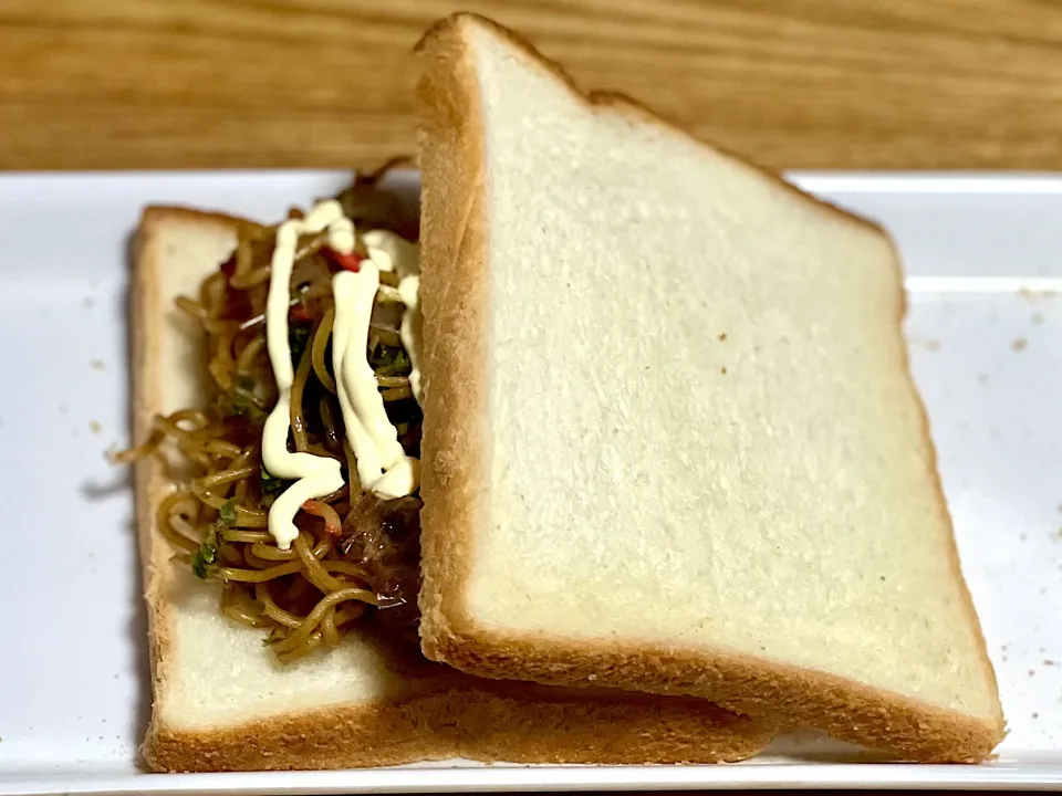 ☆焼きそばサンド|まぁたんさん