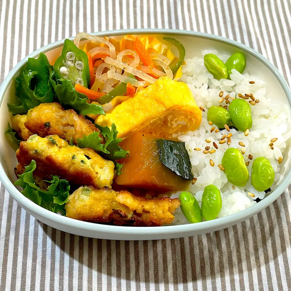 豚ゴーヤ焼き弁当(娘)☆8月10日|kaoriさん