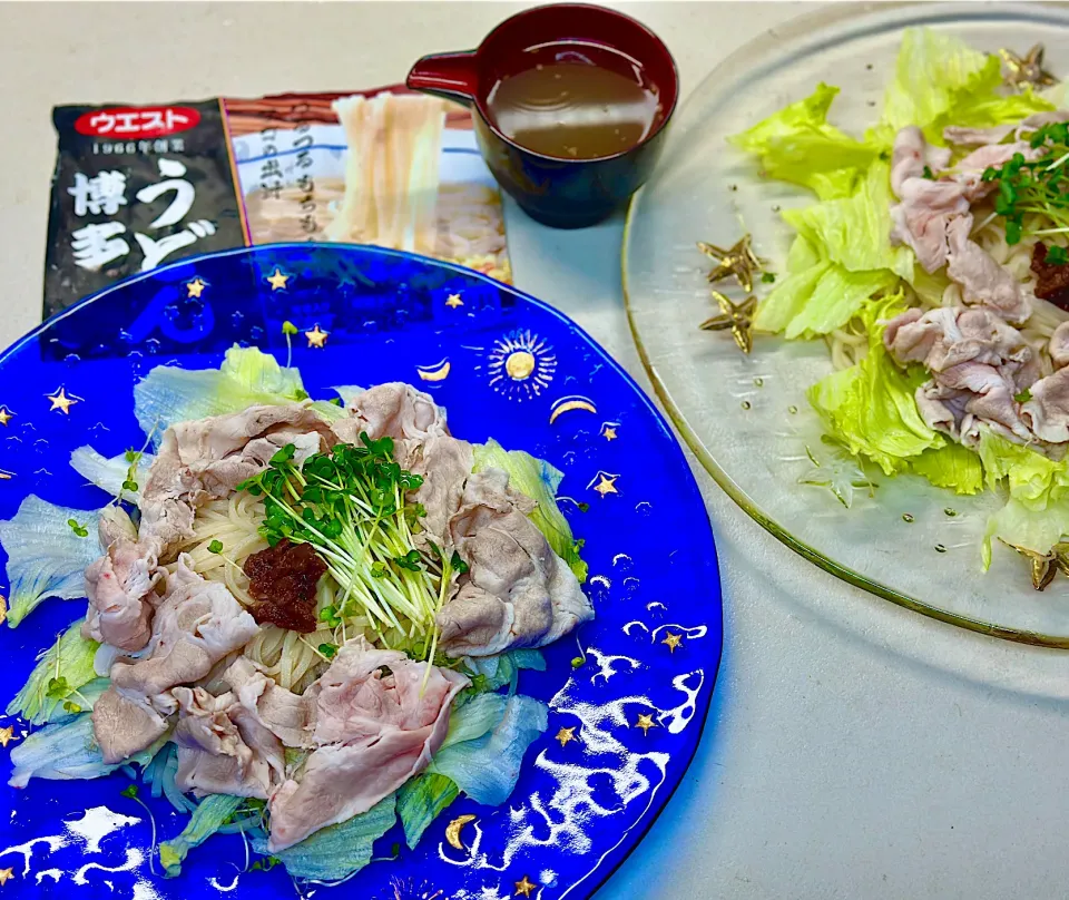 Snapdishの料理写真:梅だれ昆布茶うどん|にゃあ（芸名）さん