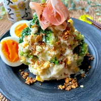 【火を使わない夏のつぶみそ料理】つぶみそ de バル風ポテサラ