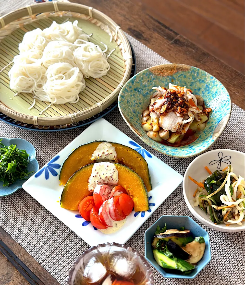 Snapdishの料理写真:素麺ランチ🥢|ともえ☆さん