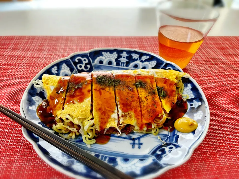 レンチンでオム焼きそば|mattさん