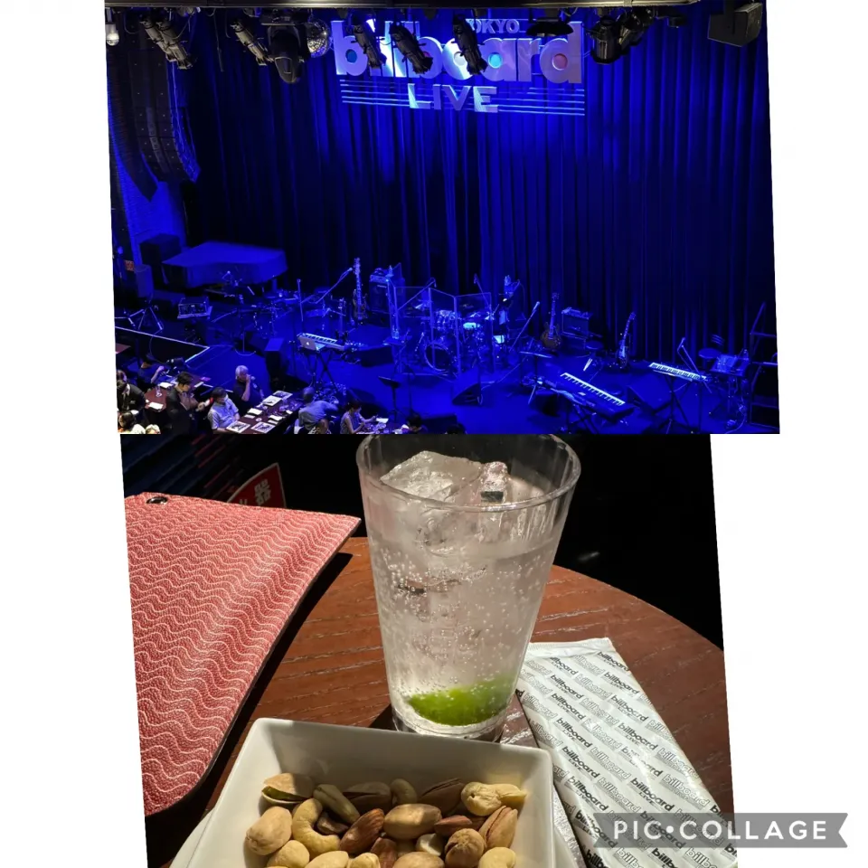 久しぶりのJAZZY NIGHT@billboard LIVE TOKYOにてparismatchを。1stステージだったのでトニックウォーターとミックスナッツで軽めに。|sniper66さん