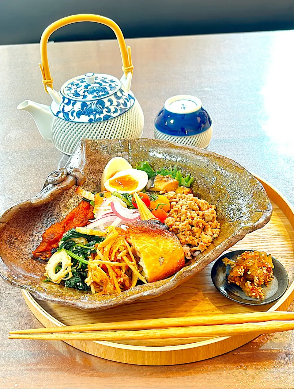 お昼ご飯ののっけ丼|しえりママさん