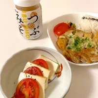 Snapdishの料理写真:カプレーゼ風のお豆腐のみそ漬け|明日もセイロご飯さん