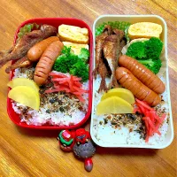 Snapdishの料理写真:小鯵から揚げ弁当🍱|tororoimoさん