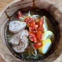 Snapdishの料理写真:レモンラーメン！
トマトを添えてw|ラスカルさん