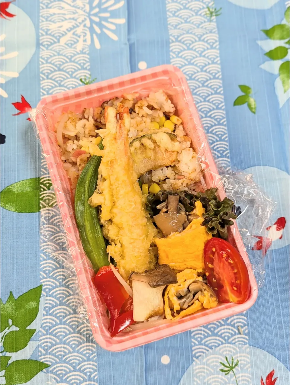 自分弁当　つぶみそ炒飯弁当|f.1125beさん