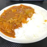 Snapdishの料理写真:カレーにナツメグとガラムマサラとクミンシード入れて作ってみた|signalizerさん