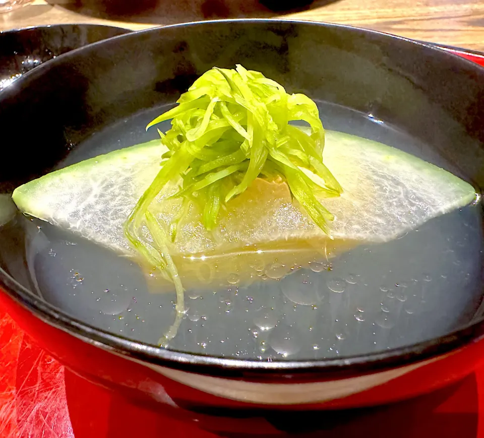 椀　滋養わん しじみ翡翠茄子 うす切り冬瓜 絹さや|流線形さん