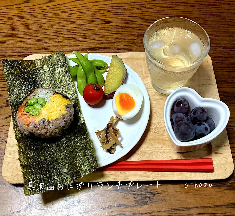 具沢山おにぎりランチプレート|o-kazuさん