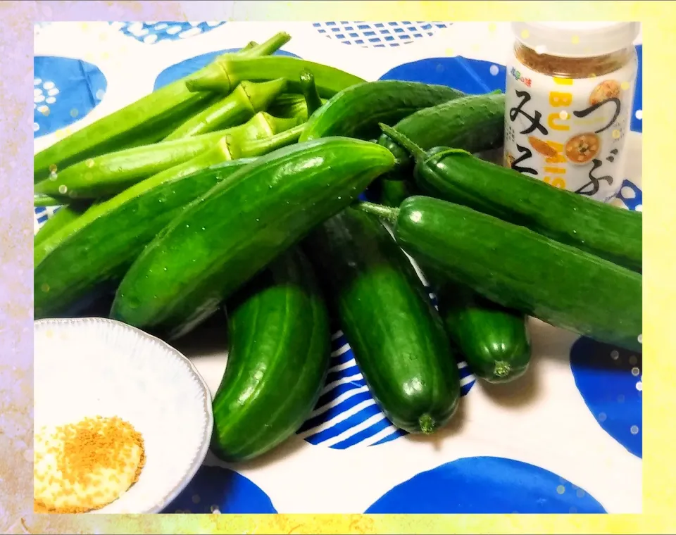 🥒究極🔥火を使わない👴のもダン畑の朝採れキュウリをつぶマヨで🥒(*´σｰ｀)ｴﾍﾍ。|のもさん(๑´ڡ`๑)さん