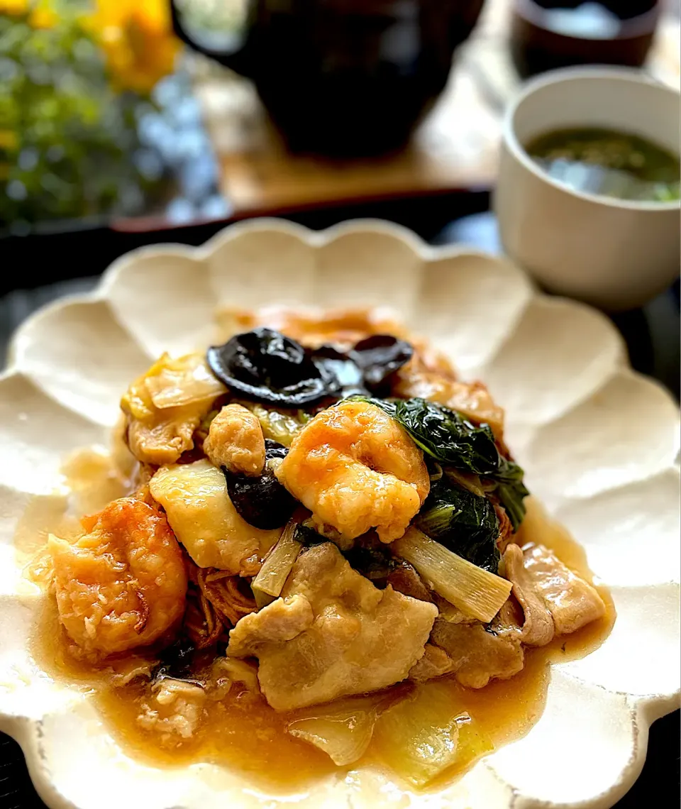 餡掛け焼きそば|マーブルさん