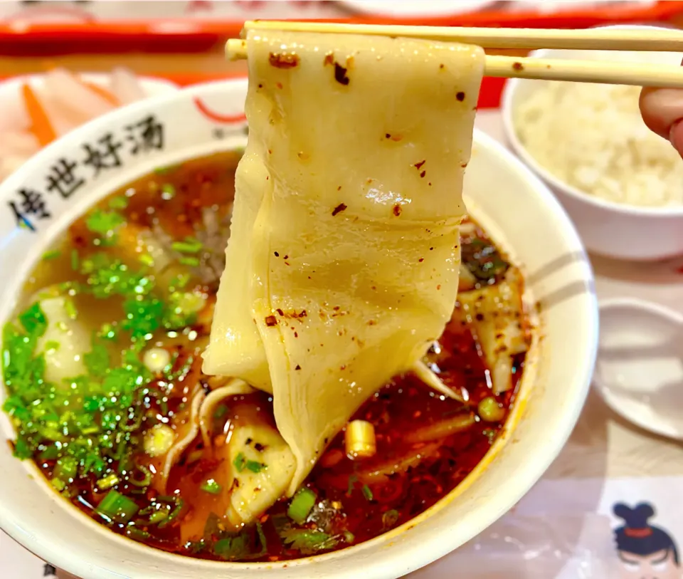 蘭州牛肉拉麺（極太平麺）|にゃあ（芸名）さん