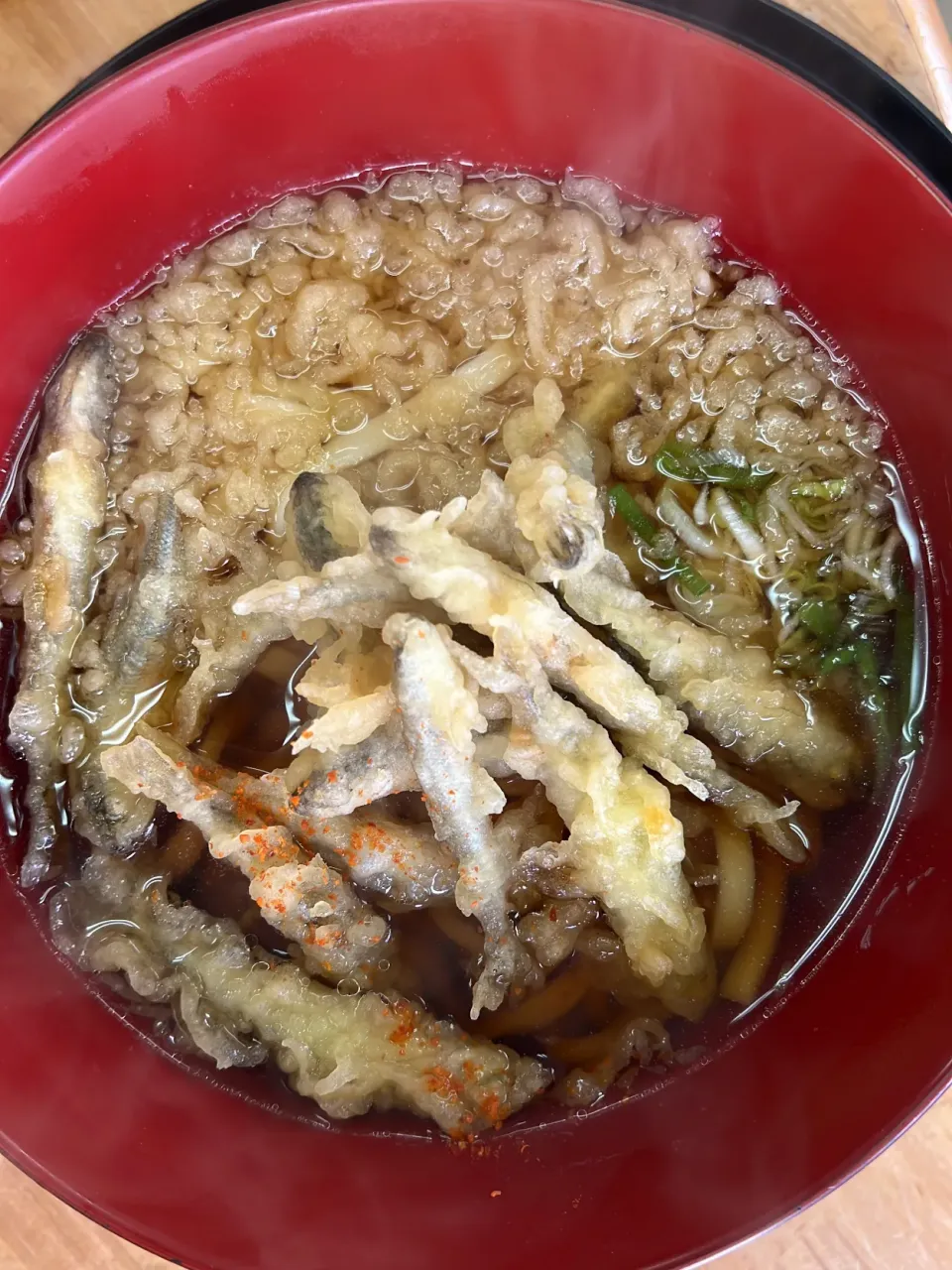 わかさぎ天うどん|momotoemiさん