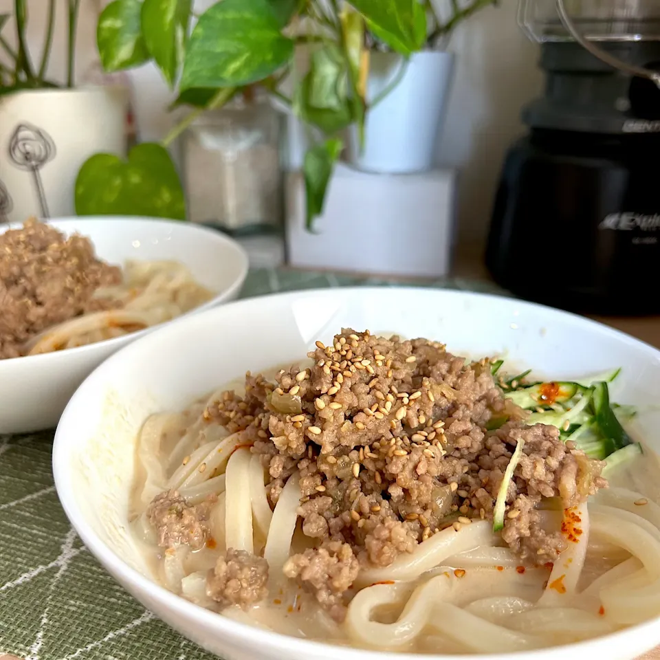 冷凍うどんで簡単冷やし担々麺|だまさん