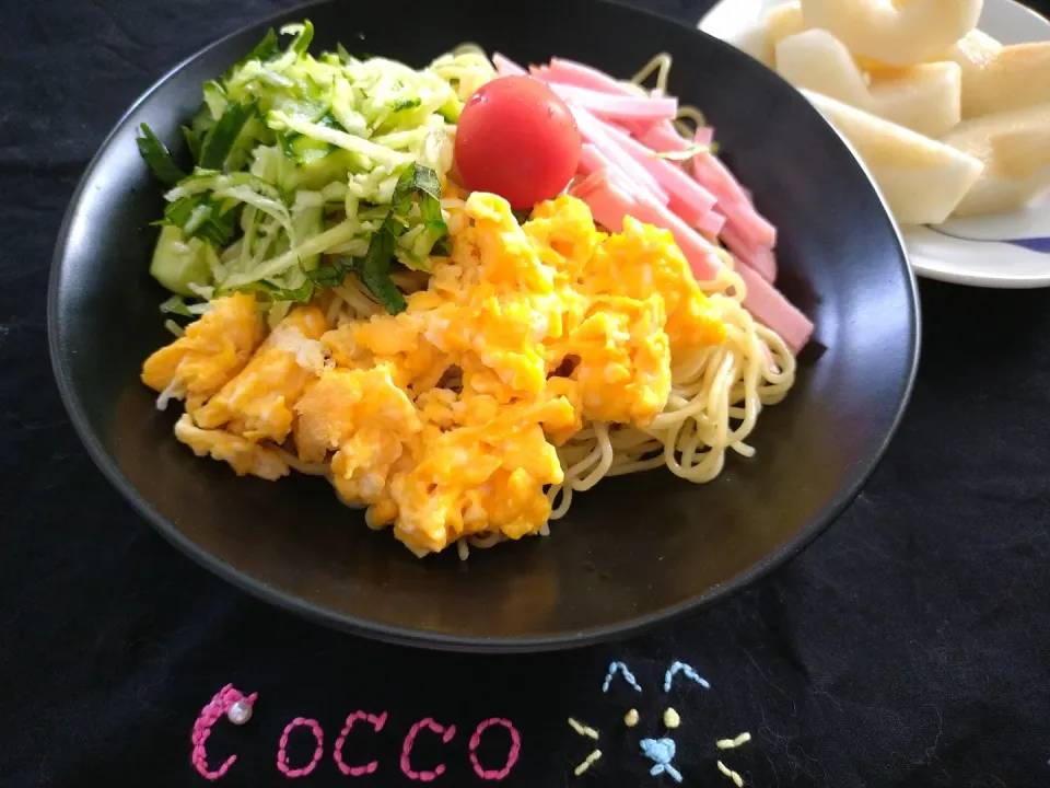 Snapdishの料理写真:冷やし中華「でも」いいよ～なんて言わせない冷やし中華✨|cocco+さん