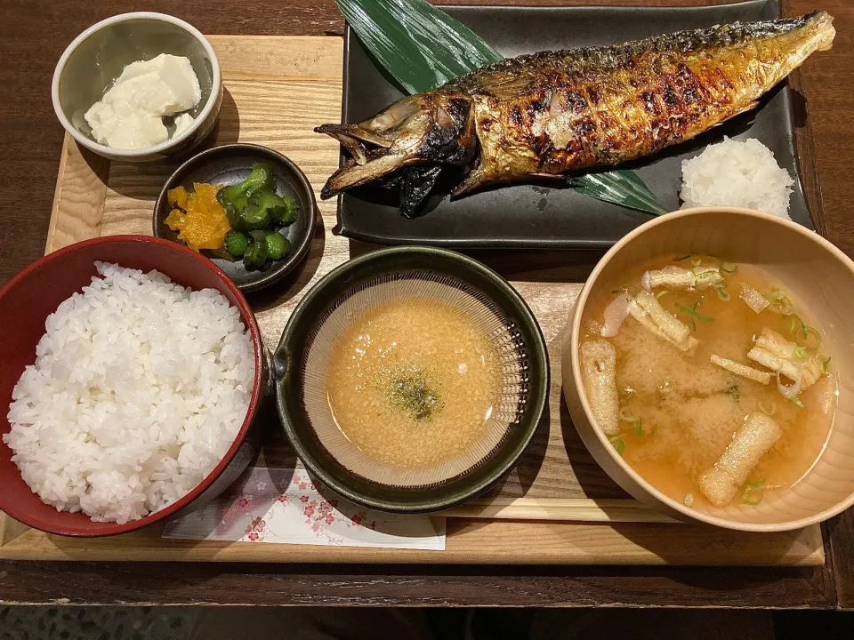 北海道噴火湾さば文化干し定食🐟|Kojiさん