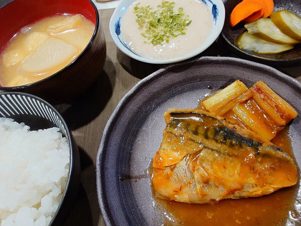 鯖味噌定食|伊藤央さん