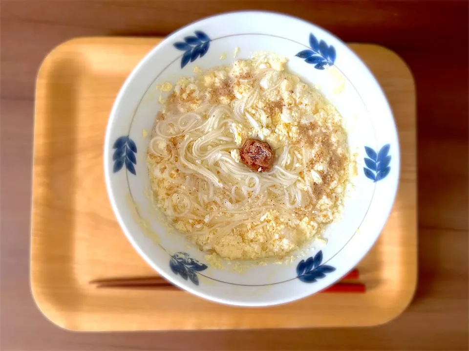 冷凍子ママさんのレシピ✾レンジでにゅうめん🌸|1614さん