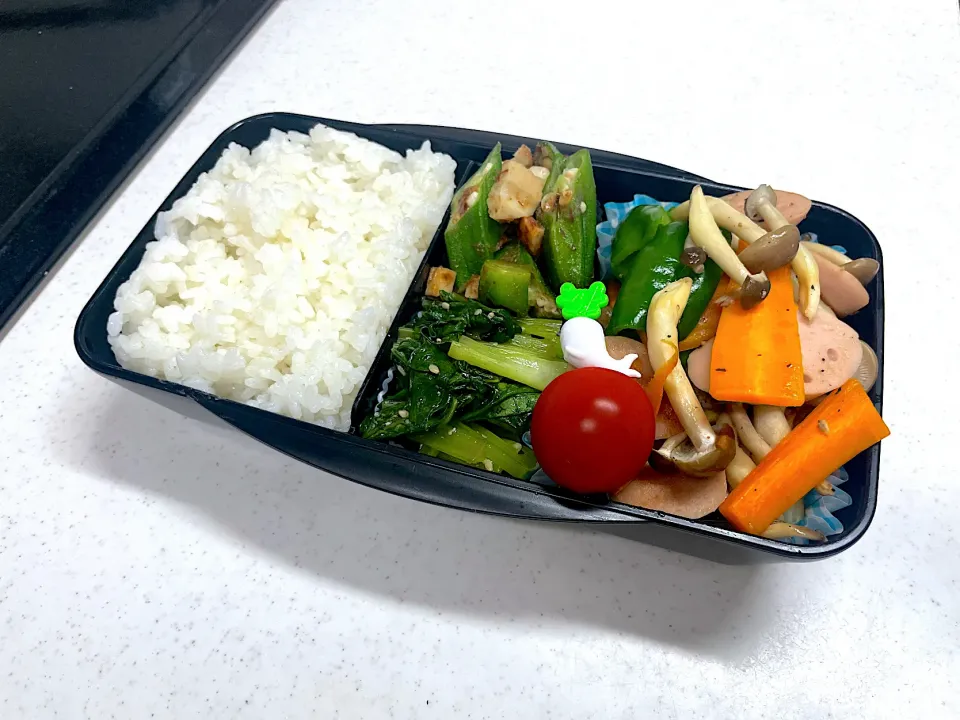 8/16 旦那弁当⁂ぎょに君野菜炒め弁当|ゆさん