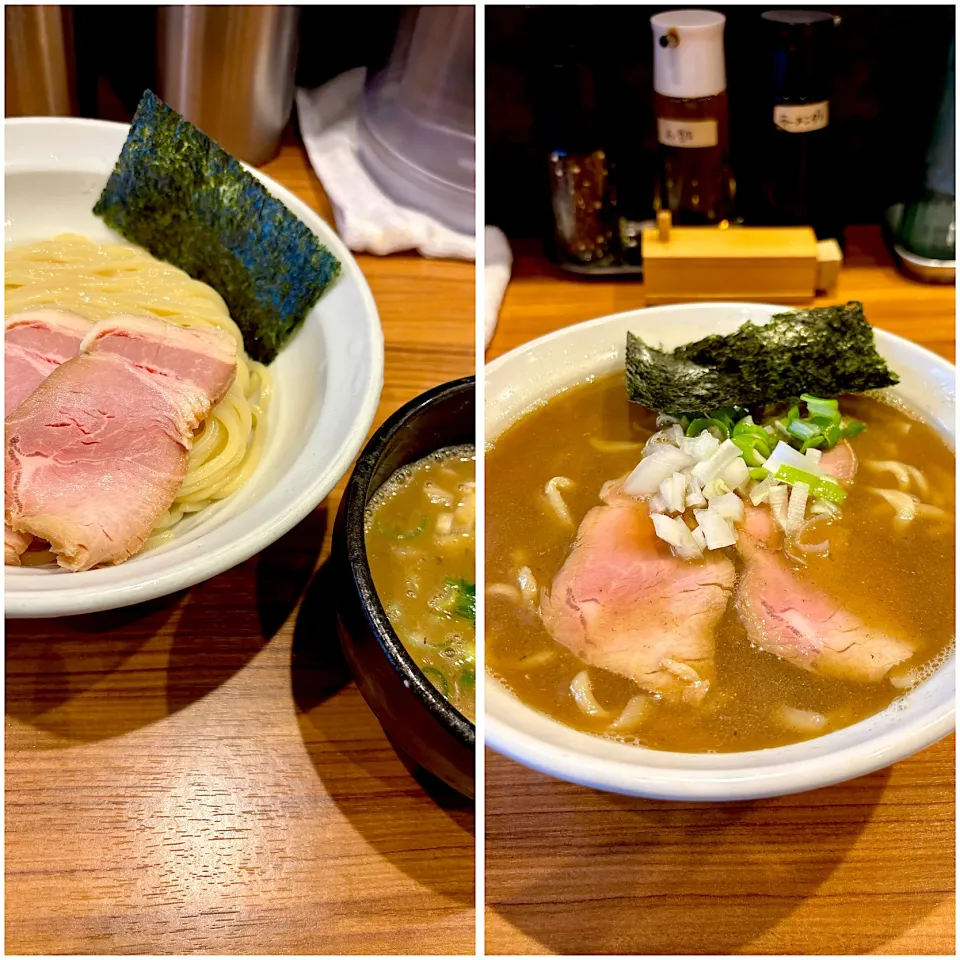 【外食】今日のお昼ごはん~濃厚煮干つけ麺と煮干ラーメン~|ゆかｕさん