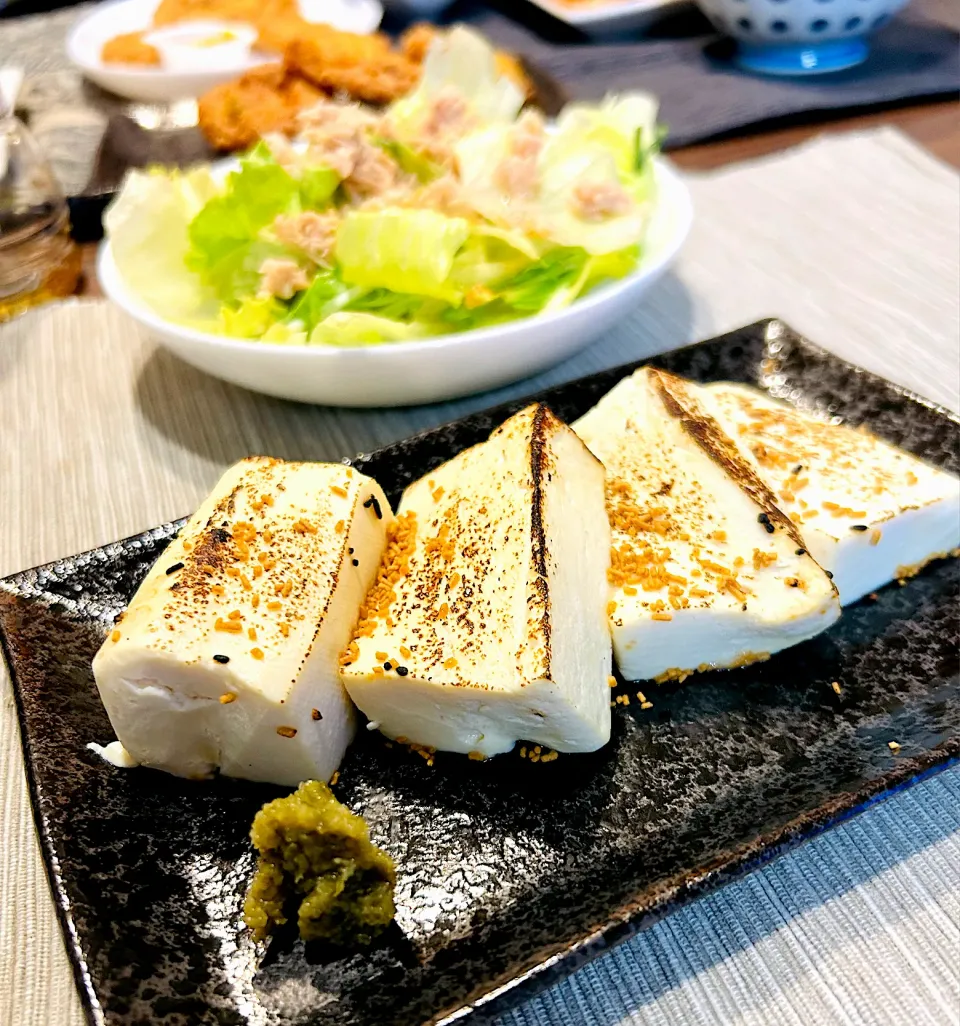 Snapdishの料理写真:森のごはん屋さんの料理 つぶみそ焼き豆腐
作ってみました🎵|やっちさん